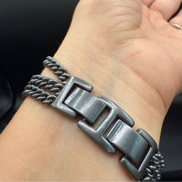 Stella & Dot Peacock Blue and Green Gemstone Bracelet - Picture 3 of 16